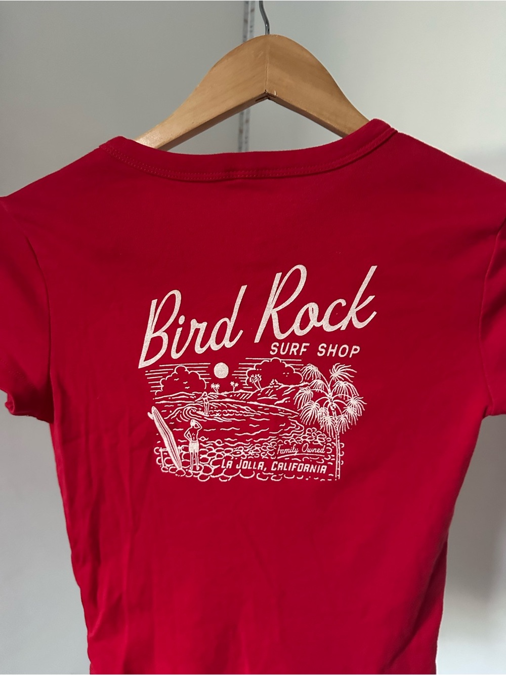 Red Crewneck Tee - Women - Picture 4 of 4